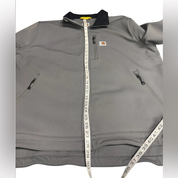Carhartt Crowley Gray Softshell Jacket Size XL - Picture 5 of 9